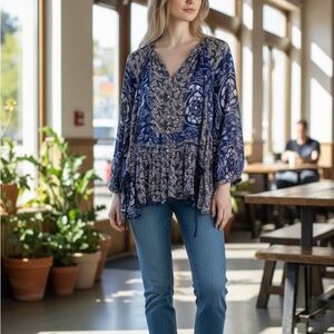 Free People Voile‎ Bay Tunic Top S
